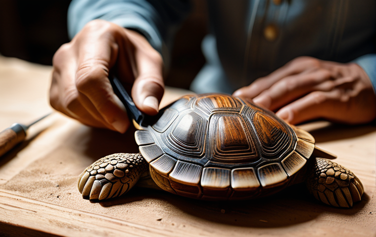 세인트빈센트 그레나딘에서 기념품 추천 - Prompt 1: Skilled Artisan Crafting a Wood Sculpture**