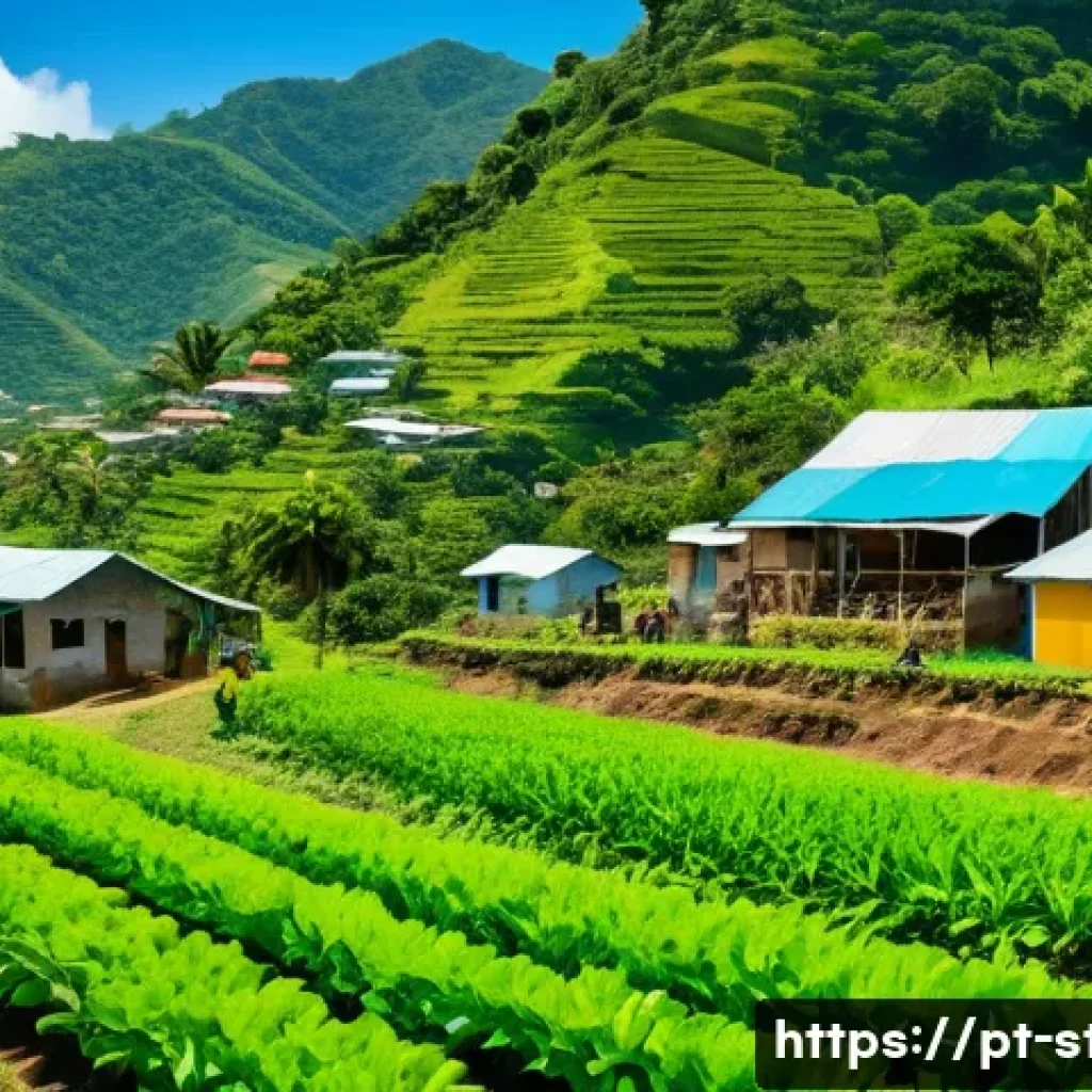 세인트빈센트 그레나딘의 주요 정치 이슈 - A vibrant rural community in Saint Vincent and the Grenadines practicing sustainable organic farming...